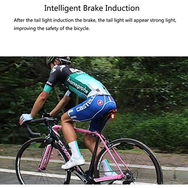 USB genopladelige cykelbaglygter - superlyse cykelbaglygter
