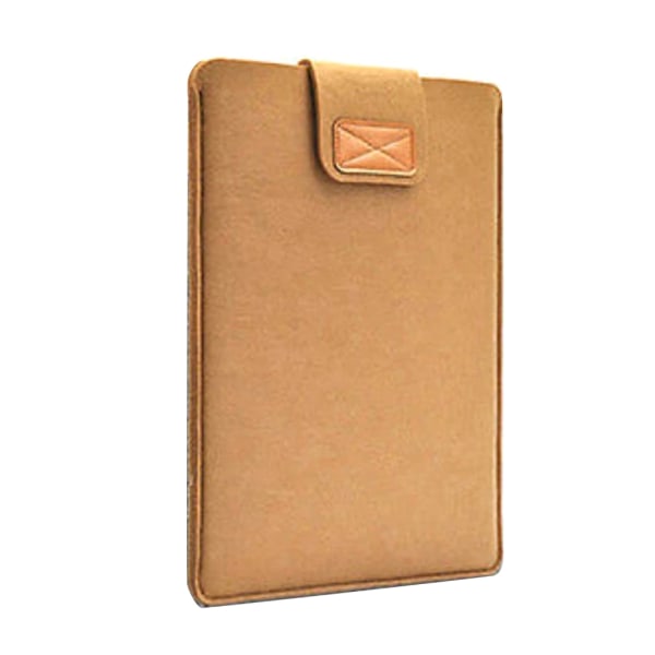 Tablet-etui med etui-cover-taske til MacBook 11 13 15 tommer ensfarvet laptop-tablet-etui. Kamel Camel 13-inch