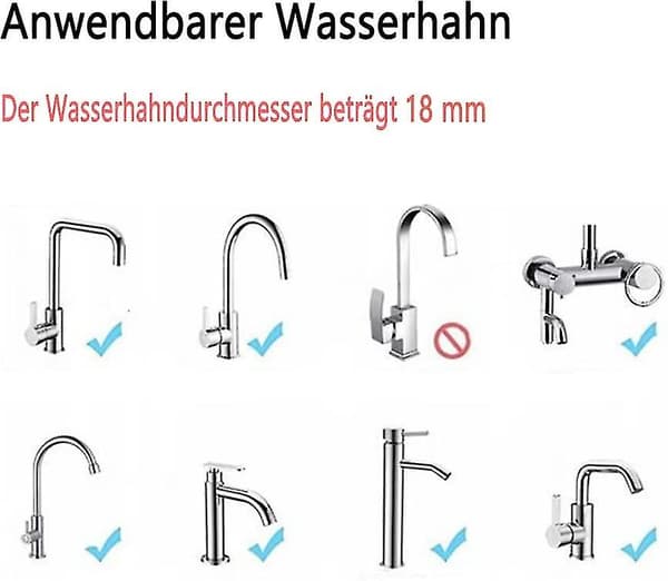 M18/m18.5/m20/m22 Blandingsdyse til perlator, 4-delt sæt med vandhaneskummere [YJD]
