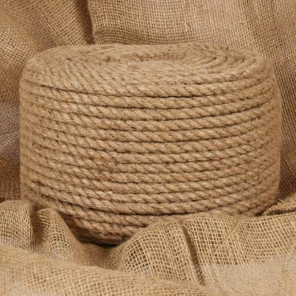 Jute-köysi 50 m pitkä 10 mm paksu