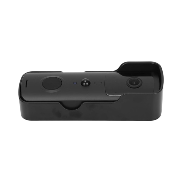 V30S Smart WIFI Videodørklokke 1080P Nattesyn HD Bevægelsesdetektering Dørklokke til Hjemmet Sort