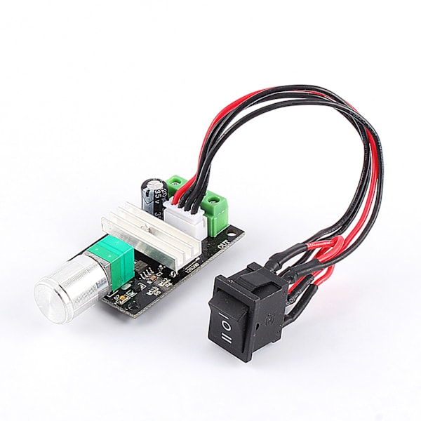 6-28V 3A Reversibel Pulsbredde PWM DC Motorhastighetskontroller Kontrollerbryter