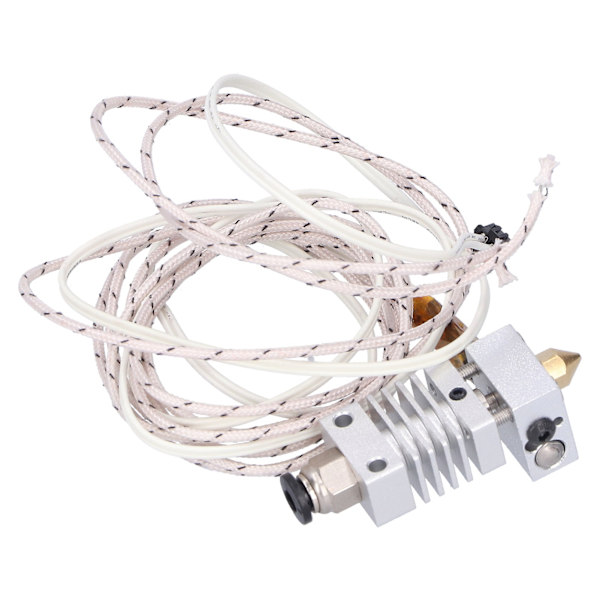 Hotend Ekstruder Kit til Ender 3 CR10/CR-10S 3D Printer Udskiftningstilbehør 1.75/0.4mm24V