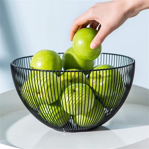 Svart Fruktskål Svart 25x14cm Fruktskål Svart Fruktskål(bt)