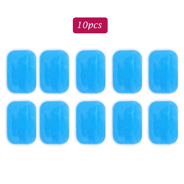 4*6cm EMS ABS Fitness Gel Pads Muskel Stimulator Træning Udskiftning Gel Patches Fitness Træning Massager Relax 10pcs 4x6cm Gel