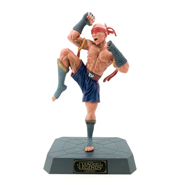 20 cm Spilfigur Lee Sin PVC Action Figur Den Blinde Munk Colle