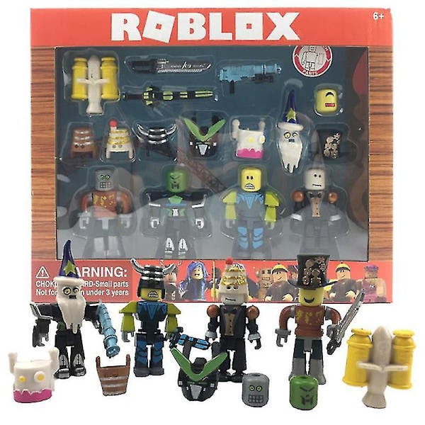 Roblox-figurer leksaker 7-8 cm PVC actionfigur barn samling 4 4 4 Multicolored