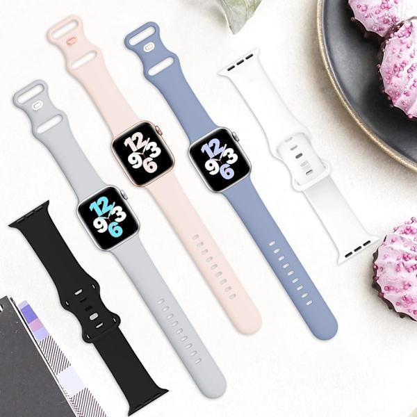 6 kpl:n ranneke Apple Watch -rannekkeelle 38mm 40mm 6 kpl 6 6pcs 6 38mm/40mm/41mm