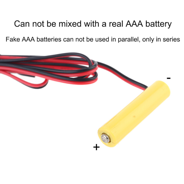 2 AA AAA Batteri Eliminator USB Strömförsörjning 4.5V Adapter Kan Ersätta 3st AA AAA Batterier för Walkie Talkie Ljus 0.05 AAA
