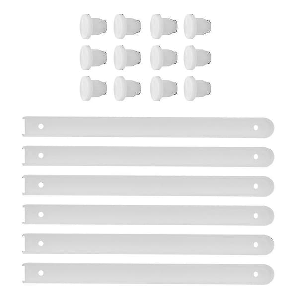 3 set plastskåpskenor, skjutspår, skåpskenor, ersättningsdelar