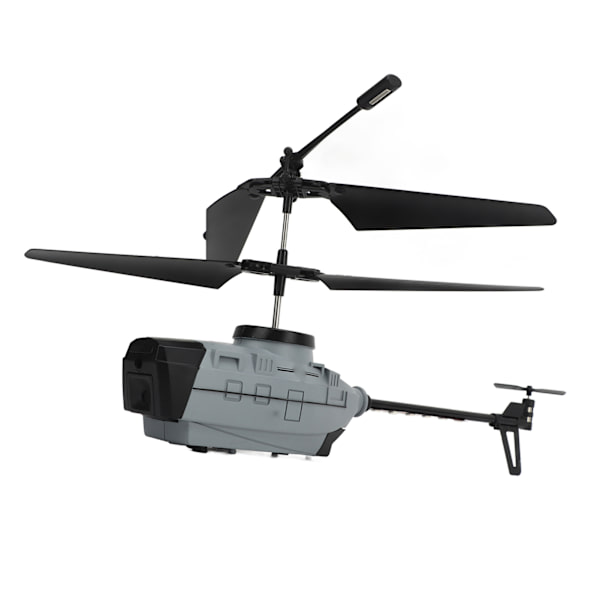 RC-helikopter KY202 Hindervarningssdrönare Fjärrstyrd Helikopterleksak för 14+ år Grå 3 Batterier