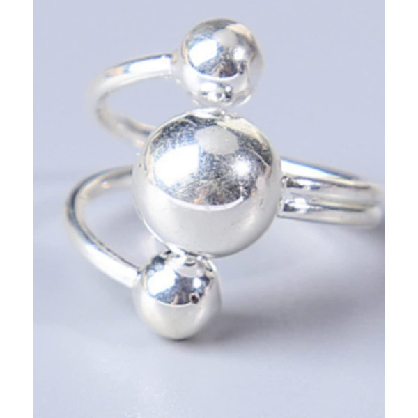 Awmnjtmgpw 925 Sterling Sølv 18k Guld Hip Hop Ring
