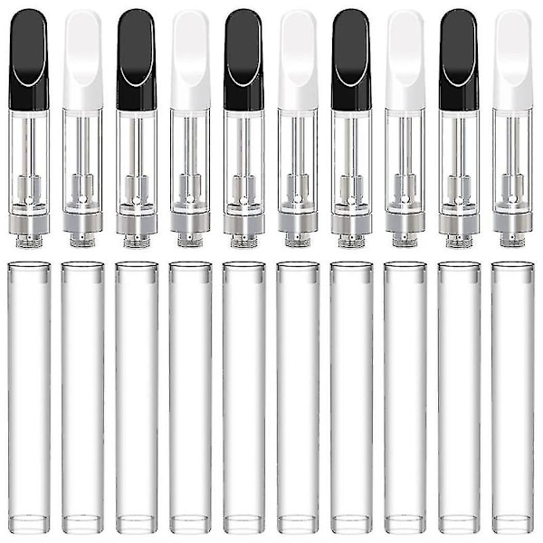 10 stk tomme oppbevaringskassetter for 1,0 ml glasskeramikk Enkle å fylle-YuJia