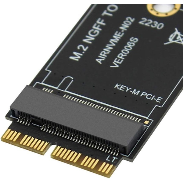 M.2 NVME SSD-konverteradapterkort for MacBook Air-oppgradering (2013-2017)