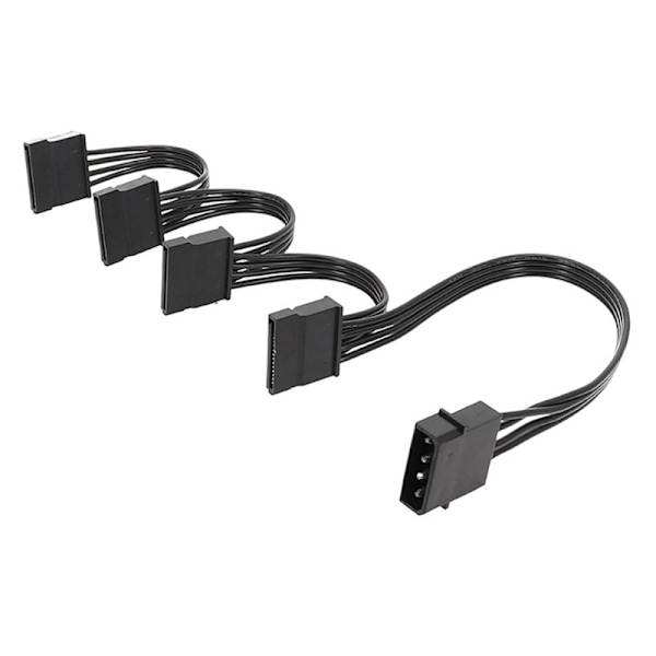 4-pin IDE stor til 2/3/4/5 harddisk strøm 4P til Sata Y splitter adapterkabel null - C 0.05