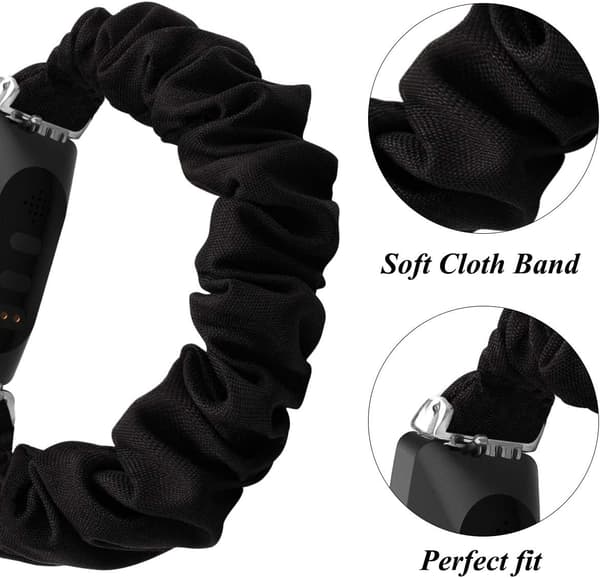 Scrunchies kompatible med Fitbit Inspire 2-remmer/Inspire HR