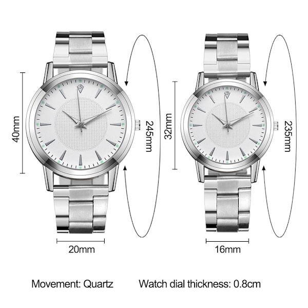 Ur Quartz Armbåndsur Sort Mænd Sort black but