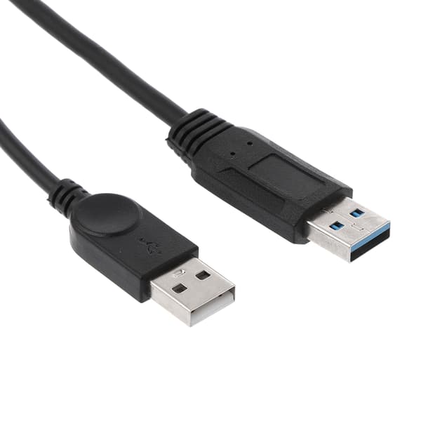 USB 2.0 A-han til USB-hun 2 Dual Dual Power USB-hun Splitter Forlængerkabel HUB Printer Oplader