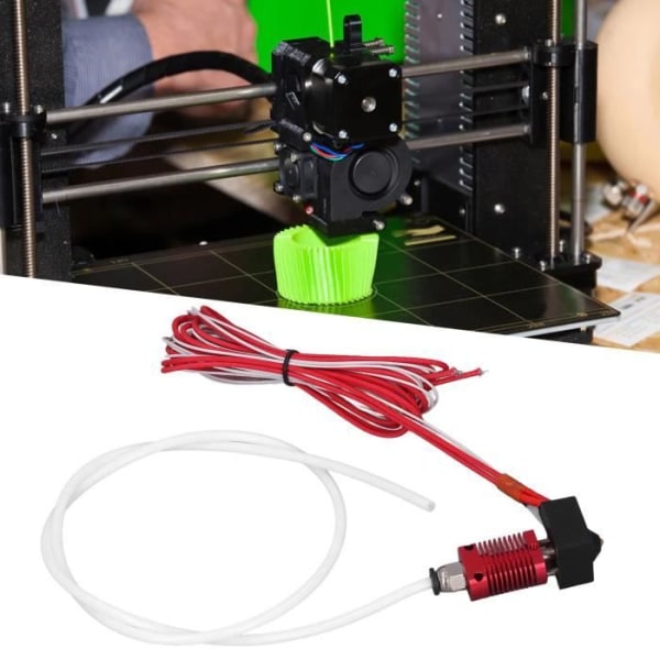 BEL-7423055060578-3D-skriver Hotend 3D-skriver Ekstruderingshode Messingdyse Enkel Datamaskinhodeutskifting