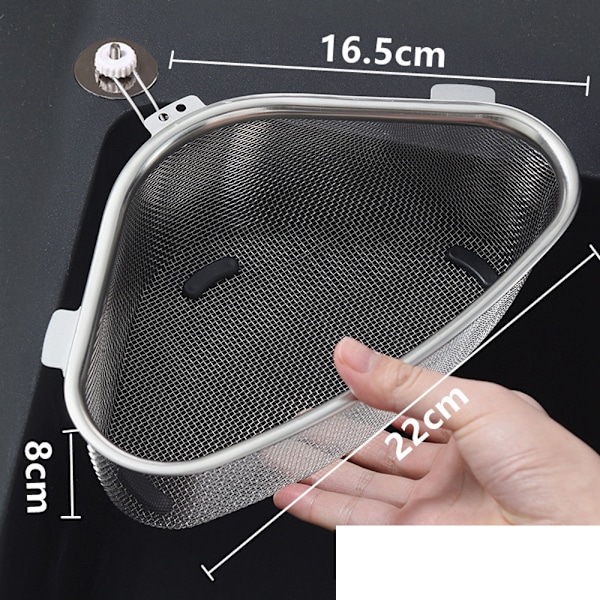 1 Triangular Sink Drain Basket, Siivilä, Keittiö D
