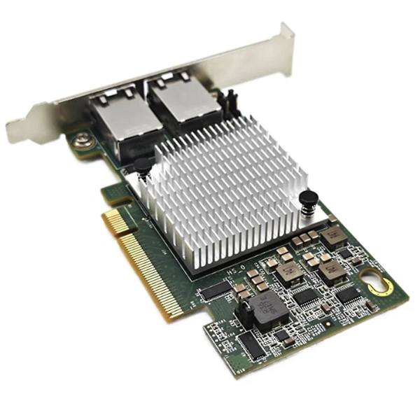 10g dobbel port Ethernet-kort 10g X540-t2 Pcie-x8 nettverksutvidelsesadapter