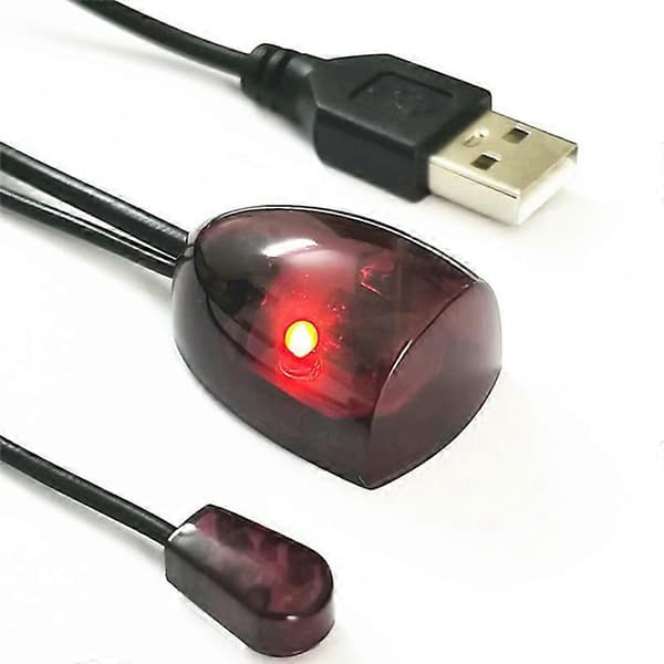 USB-adapter Infrarød IR Fjernkontrollforlenger Repeater Mottaker Sender