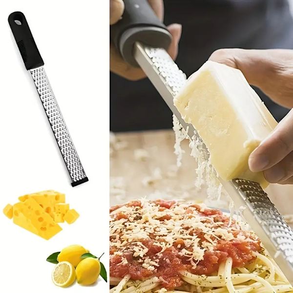 pc. Rustfrit Stål Zest, Citron Zest og Ost Rivjern - Perfekt til at rive Ingefær og Grøntsager - Kreativ Køkkenredskab med Hjemmechef