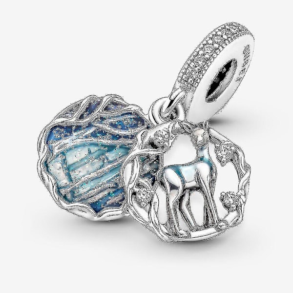 Hänge Pandora Harry Potter \"patronus\" silver, zirkonia, emalj