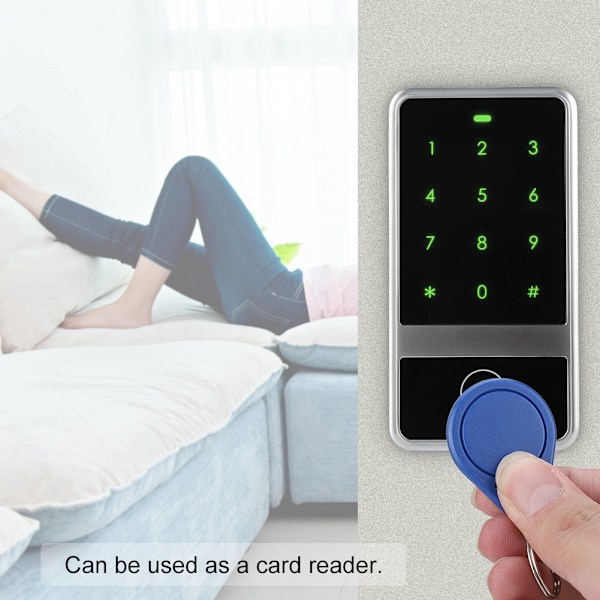Touch Keypad ID-kortsläsare Access Control System Lösenord Dörrlås (Standard)