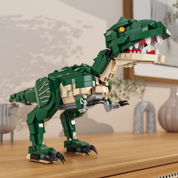 Dinosaur Byggeklodser Model – T-Rex Samlelegetøj Tyrannosaurus Rex