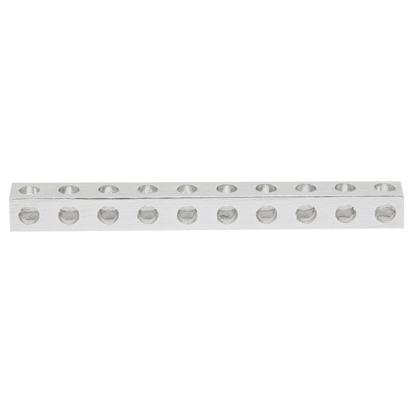 3106‑0010‑0080 neliömäinen palkki 10 reikää robottirakenteen osatarvikkeet 8 x 80 mm