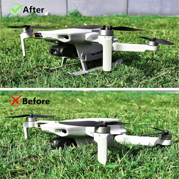 Mini 2 SE Landningsställ Ben Ben Vikbara Förlängda Kit för DJI Mini 2 SE/Min
