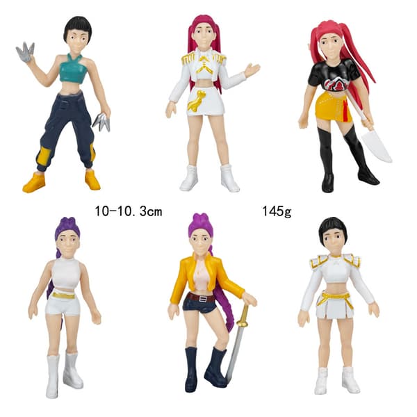 Demon Slayer K-Pop Figur | Anime Model Samlerobjekt Legetøj Demon Hunter Set K (12 models)