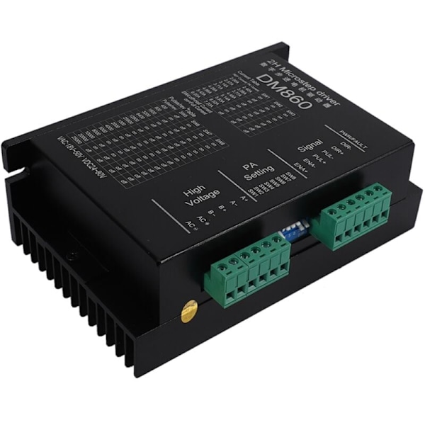 Stepper Motor Driver Controller Dm860 Microstep Borstlös DC-fodral för 57 86 Nema23 Nema34