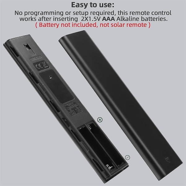 Fjernkontroll med stemmestyring for Samsung TV LED QLED OLED 4k Uhd Smart TV