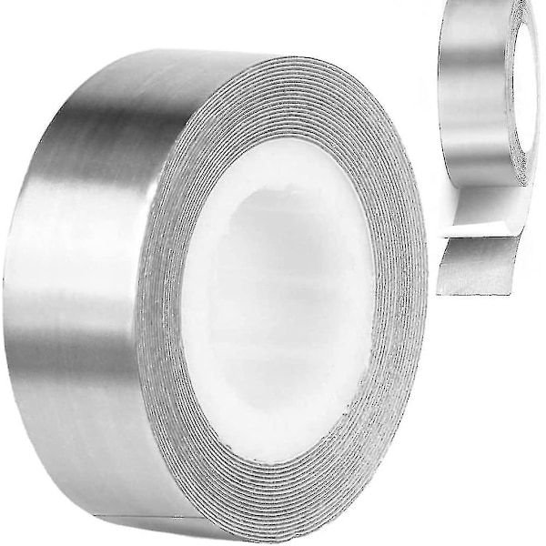 1 stk Golf Blytape Høy Tetthet Selvklebende Blytape Sølvbelagt Vekt Rull 254x12.7mm Golf Vekt Tape