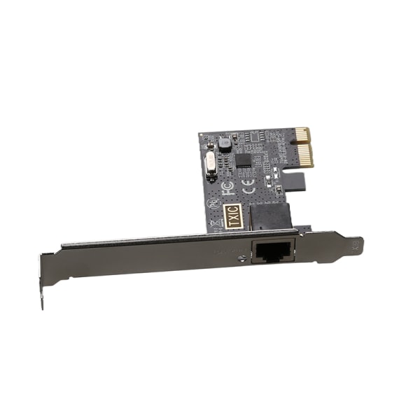 1000 Mbps PCIE til RJ45 netværkskort RJ45 PCI Express-konverter Black