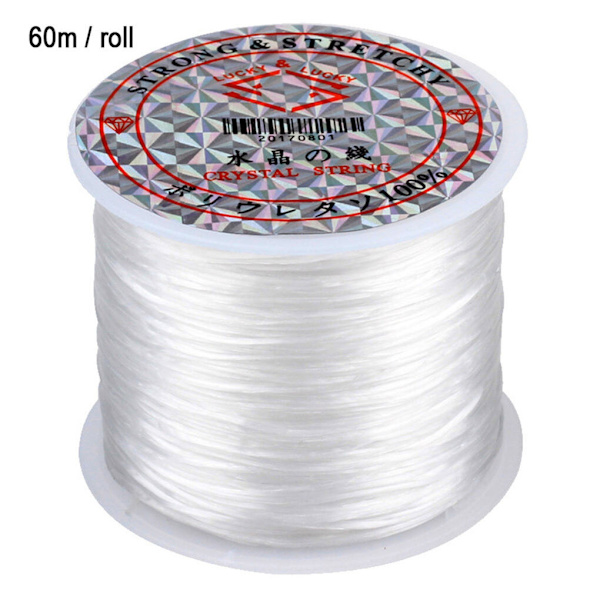 3 st 60m/rulle Elastisk pärltråd Smycken DIY pärlsnöre 3 pcs
