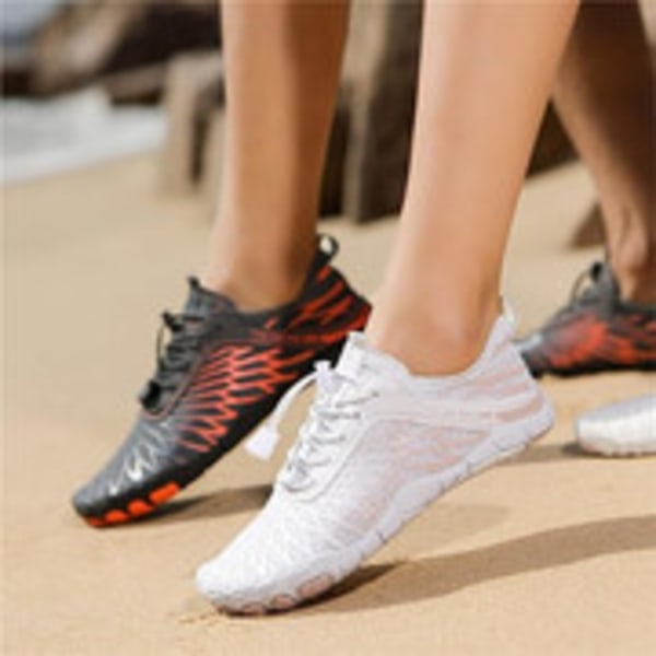 Lorax Pro Barefoot -kengät miehille ja naisille, vaelluskengät, liukumattomat ratsastusrantakengät, valkoiset White 42