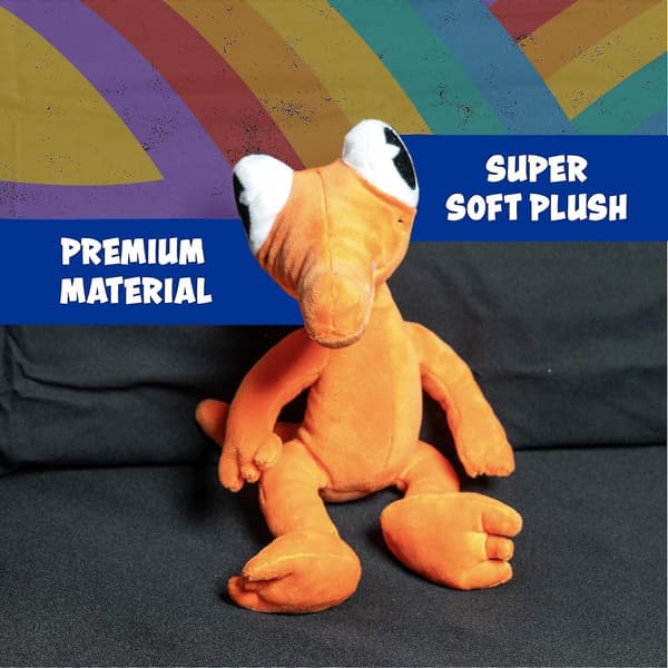 Rainbow Friends Orange Ven, 8\" Plysstofdyr