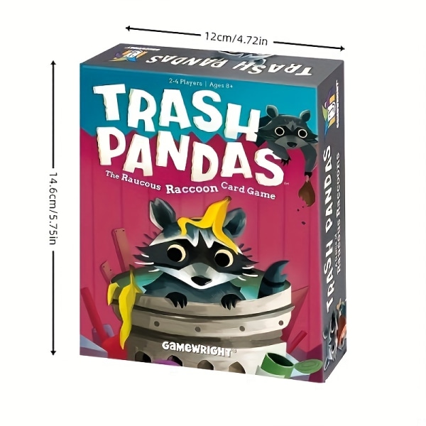 Trash Pandas - Det bråkete vaskebjørn-kortspillet Et perfekt familievennlig fest-spill Ages8+