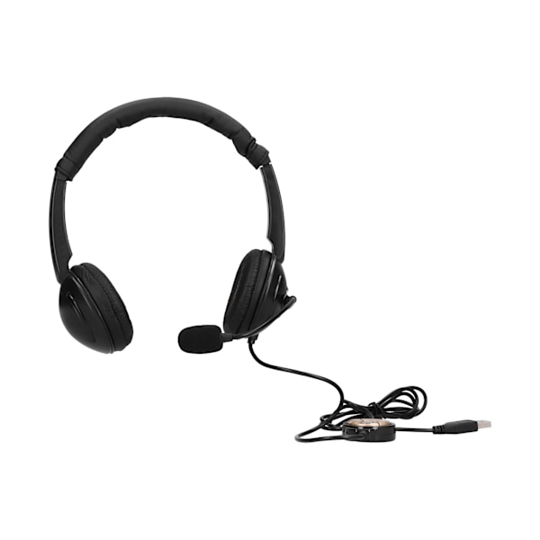 OY359 USB Telephone Headset Wired Digital Audio Headphone with Microphone for Call Center Business Webinar