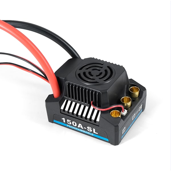 150A Børsteløs ESC Vanntett Støvtett BEC 5A 5.8V Elektronisk Fartskontroller for 1/8 RC Bil