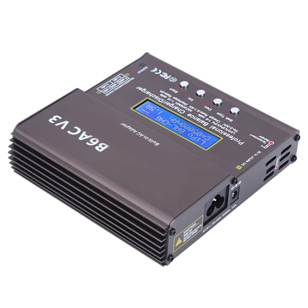 Älykäs 80 W:n tasapainolaturin Ni-Mh Ni-Cd -akkupakkausmallille B6ACV3 AC100-240V (EU-pistoke)