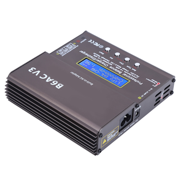 Intelligent 80W balanselader for Ni-Mh Ni-Cd batteripakke modell B6ACV3 AC100-240V (EU-kontakt)