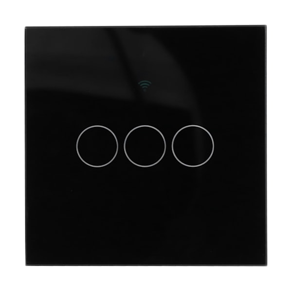 För Tuya Zigbee Ljusströmbrytare 3-Gang EU Fjärrkontroll Touch