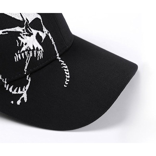 Mænds kasket, bomulds udendørs kasket cool skull bag knap kasket mænd kvinder