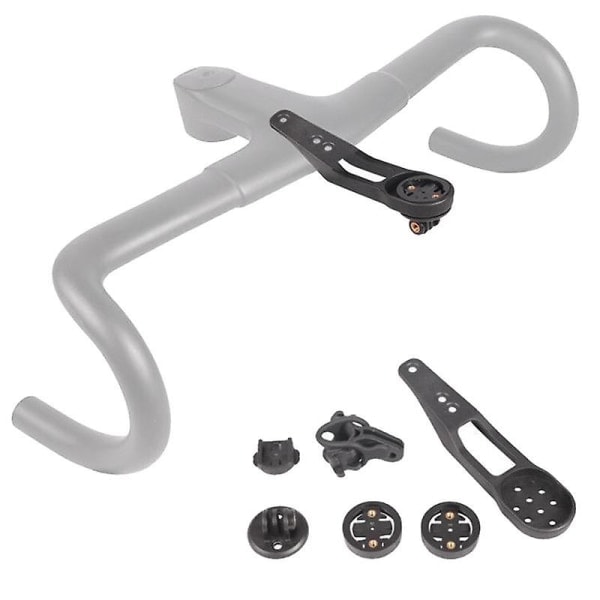 Integreret cykelstyrcomputerholder til H31 Cp10 Cp20 til Cateye Go Pro Black