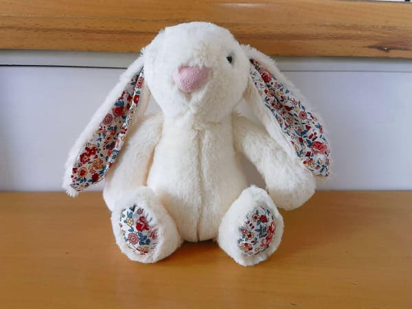 Plysjleketøy Blossom Kanin for Barn White