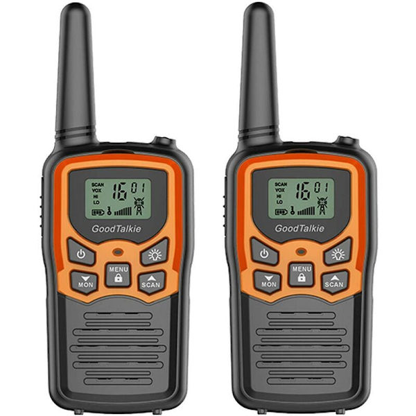 Walkie Talkie Lång Räckvidd Walkie Talkie Vandring Camping Hem Walkie Talkie (Orange 2 Pack)
